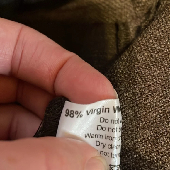 Eskandar women’s medium vest fly away wool solid basic neutral grey green - Picture 5 of 8